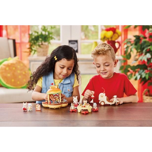 Sylvanian family Pojízdný stánek s hamburgery