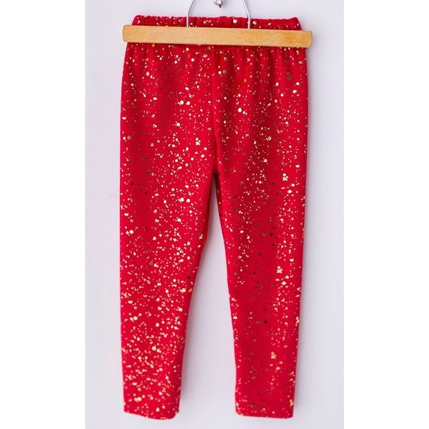 Premium sametové Lily Grey legíny RED