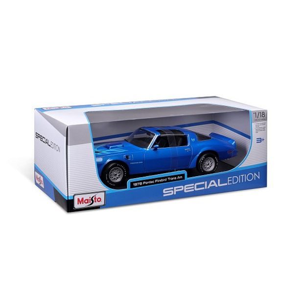 Maisto Maisto - 1978 Pontiac Firebird Trans AM, metal modrá, 1:18