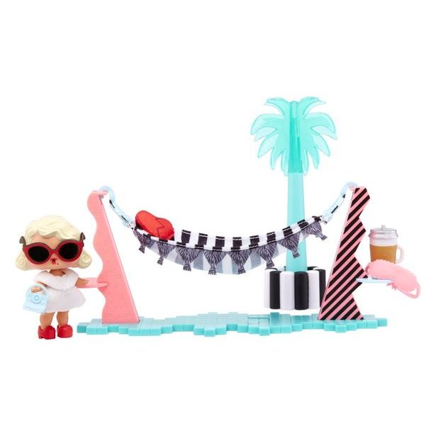 L.O.L. Surprise! Nábytek s panenkou, série 6 - Prázdninová pohoda & Leading Baby