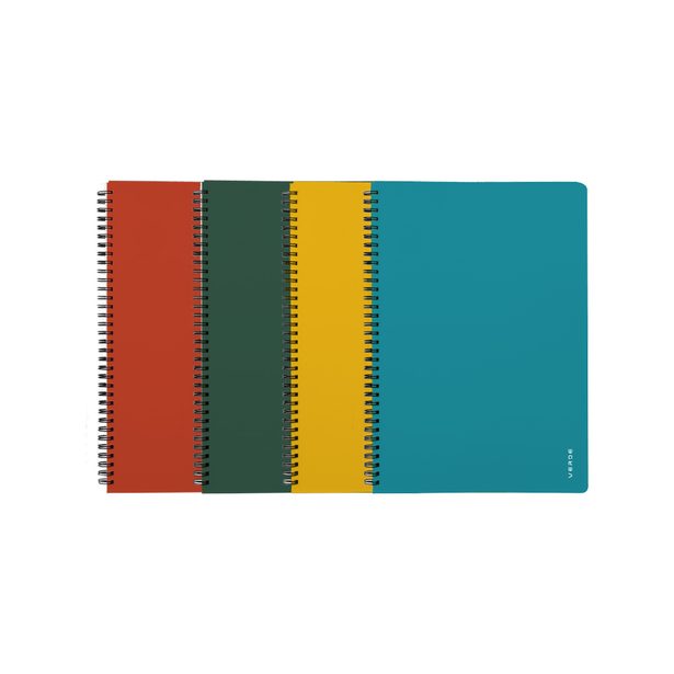 Twin wire blok A5 PP VERDE assort