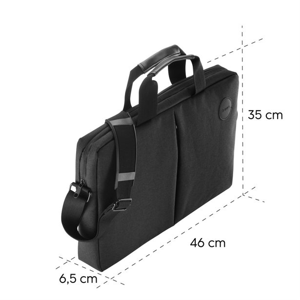 Hama Genua, brašna na notebook, do 44 cm (17,3"), černá