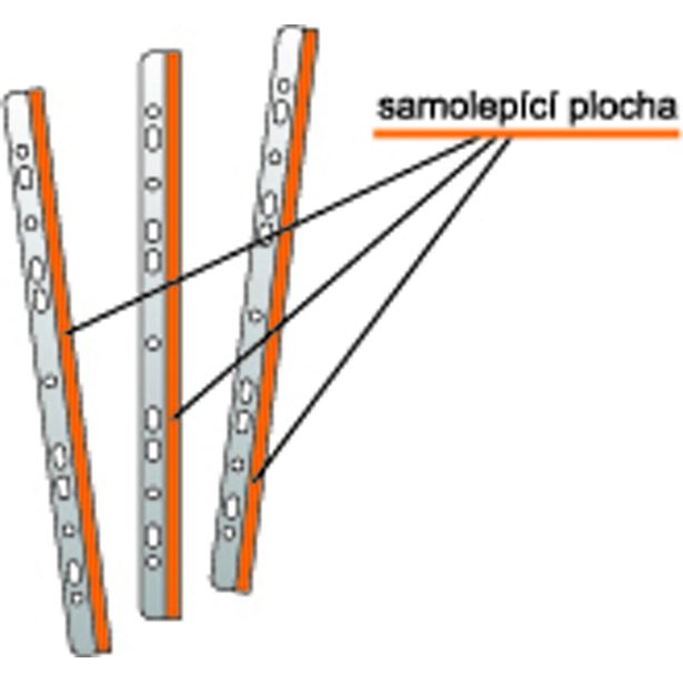Samolepící lišta A4 eurozávěs