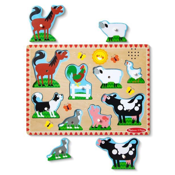 MELISSA & DOUG PUZZLE SE ZVUKOVÝMI EFEKTY