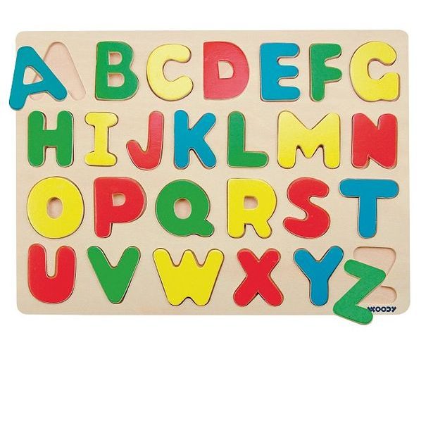 Puzzle na doske "Abeceda"