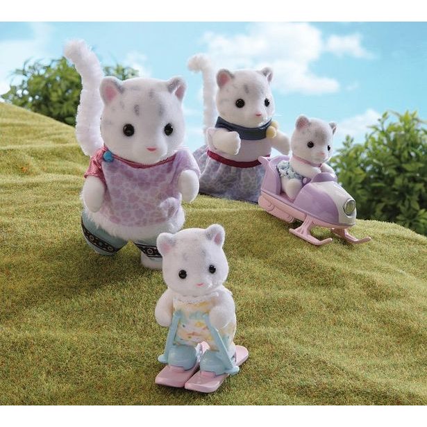 Sylvanian family Rodina sněžných levhartů