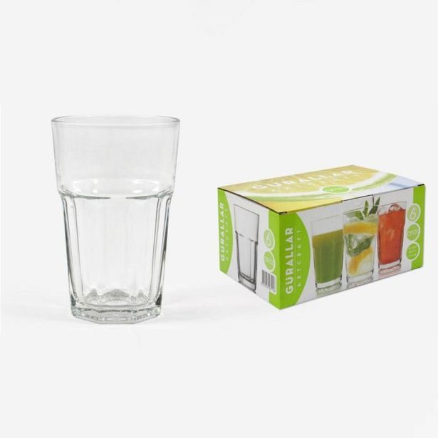 sklen.6ks 300ml ARAS d7, v.12,0cm - long drink FA