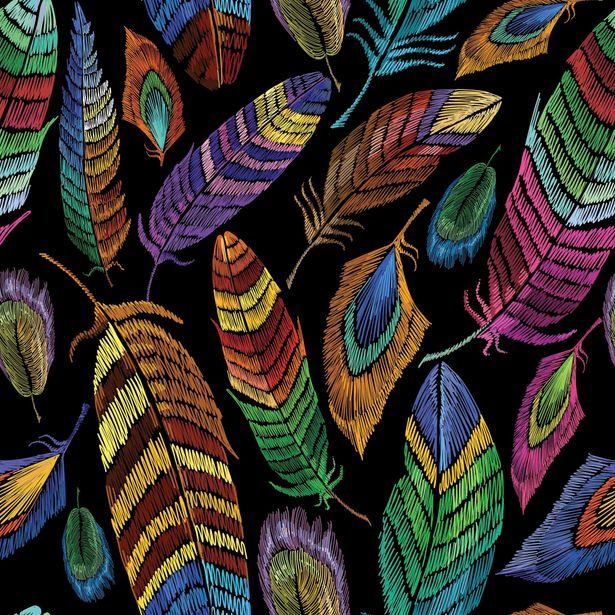 Legíny Lily Grey podzimní pírka