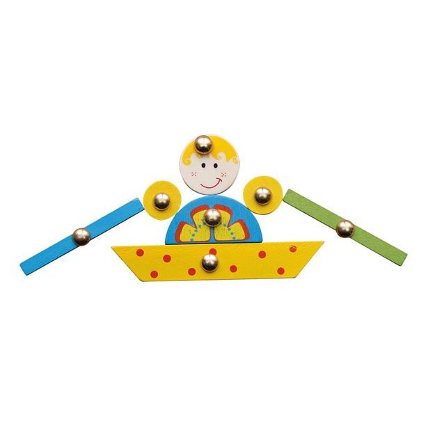 Deska s přibíjecími tvary - Růžová