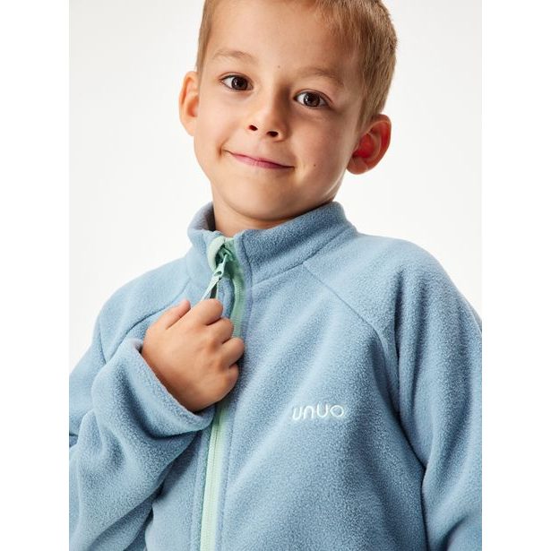 Unuo, Dětská fleecová mikina, Modrá