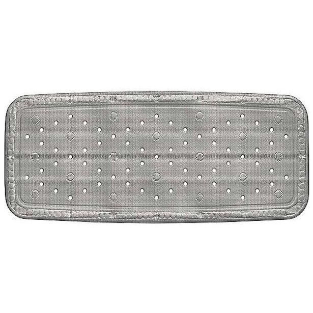 KELA Vanová podložka KRETA PVC šedá 92x36cm KL-22370