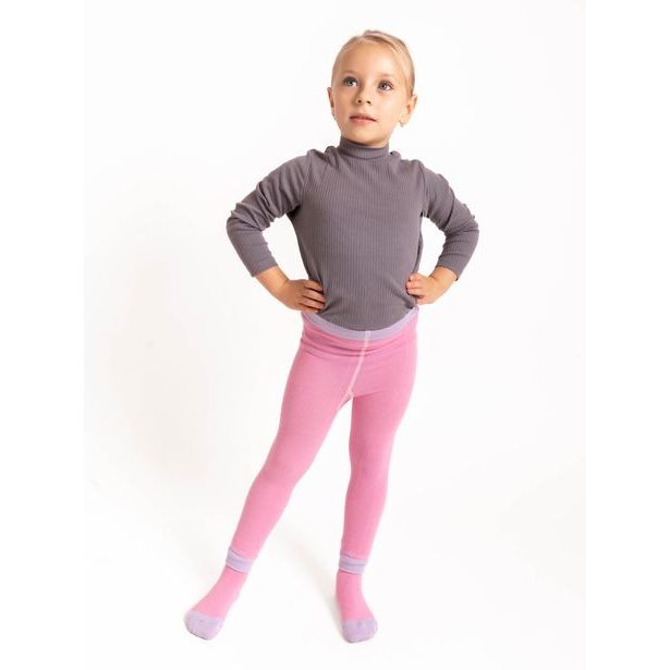 Unuo, Dětské bambusové legíny Jump, Růžová