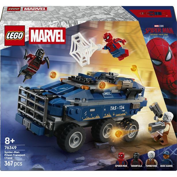 Spider-Man a honička za vězeňským transportérem