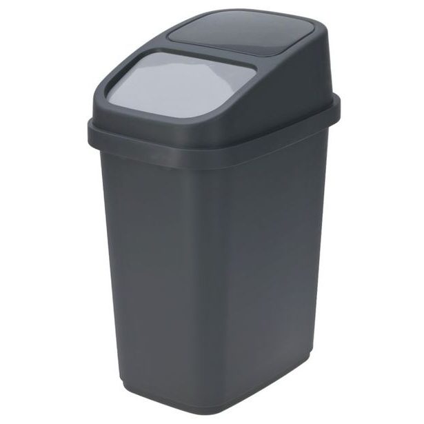 EXCELLENT HOUSEWARE Odpadkový koš výklopný do kuchyně 17 l šedá KO-030002110seda