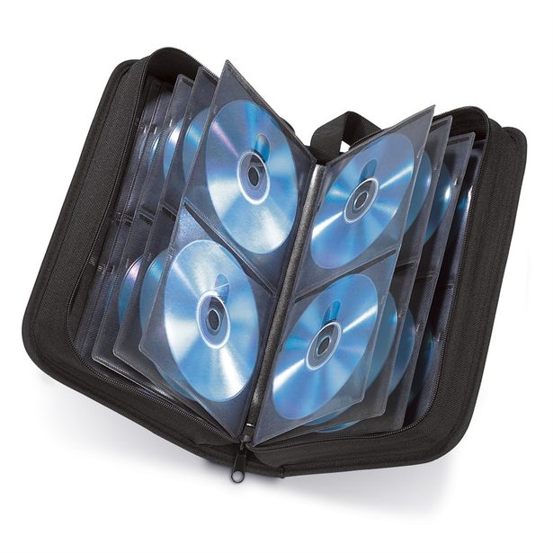 Hama Wallet 64, pouzdro pro 64 CD/DVD/Blu-ray disků, nylonové, černé