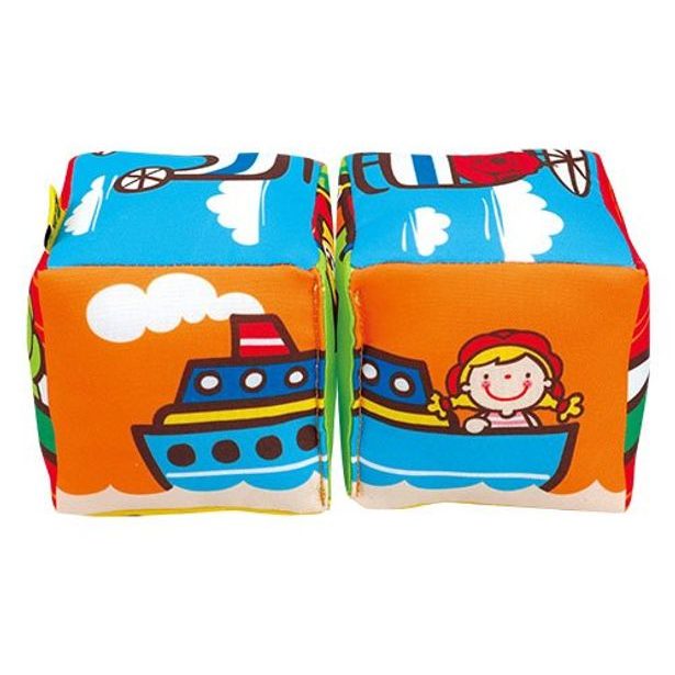 Zábavné textilní kostky - Autíčka