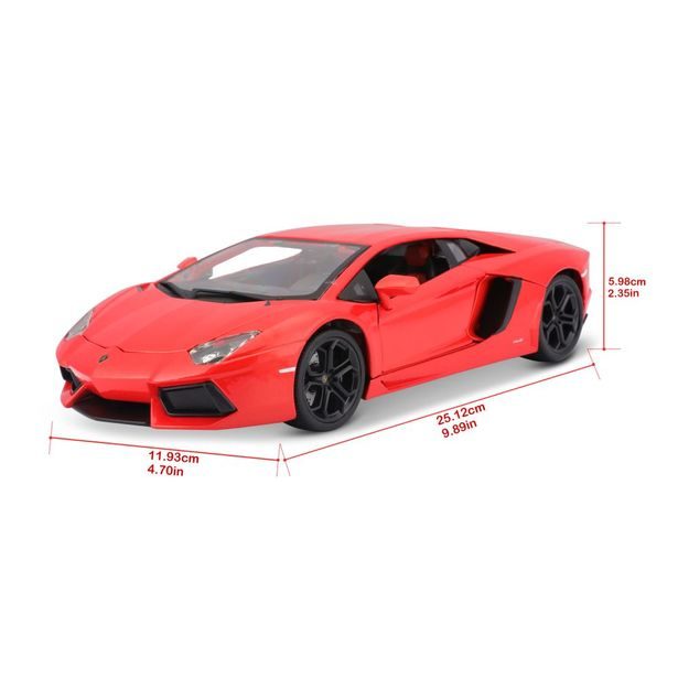 Bburago 1:18 Plus Lamborghini Aventador LP700-4 Metallic Orange
