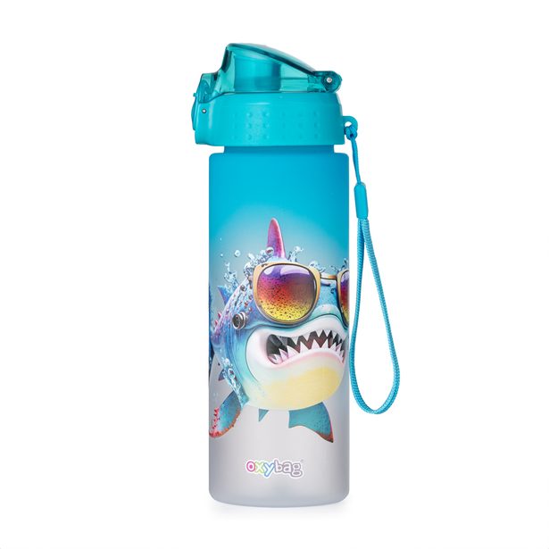 Láhev OXY CLiCK 600 ml crazy animals žralok