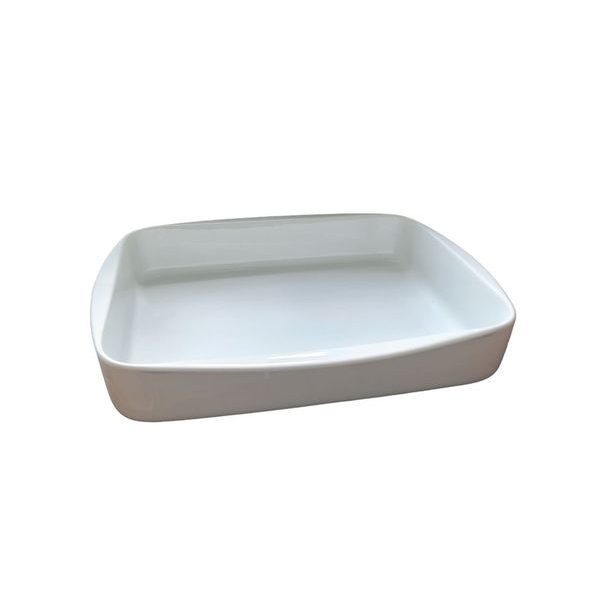 mísa 36x29x6,0cm, LEGIO hladká, zapék.,bílý čs.porcelán