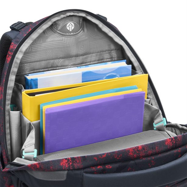 Školní batoh coocazoo PORTER, Broken Black, AGR certifikát