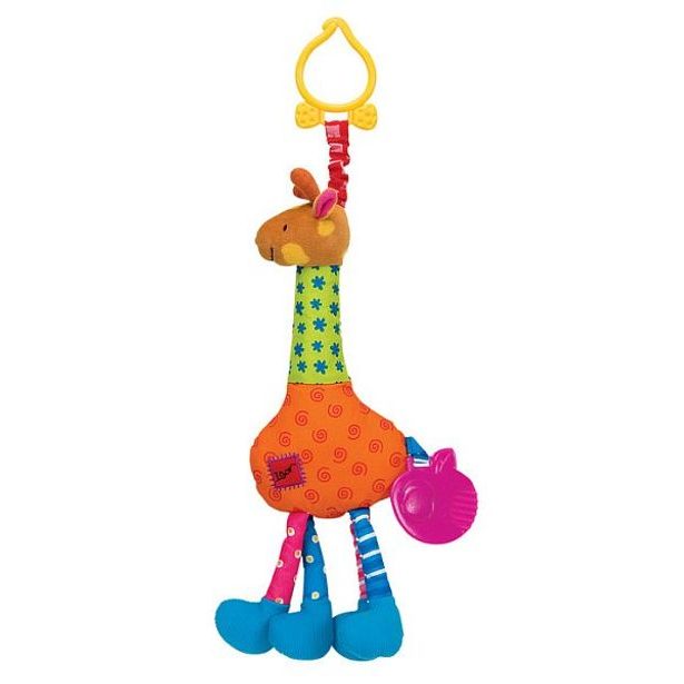 Úchyt na kočárek - žirafa Igor