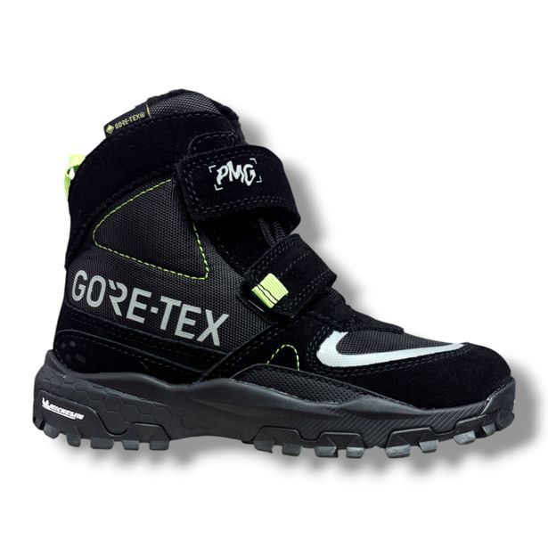 Primigi GORE-TEX dětské outdoorové boty černé s Michelin podrážkou