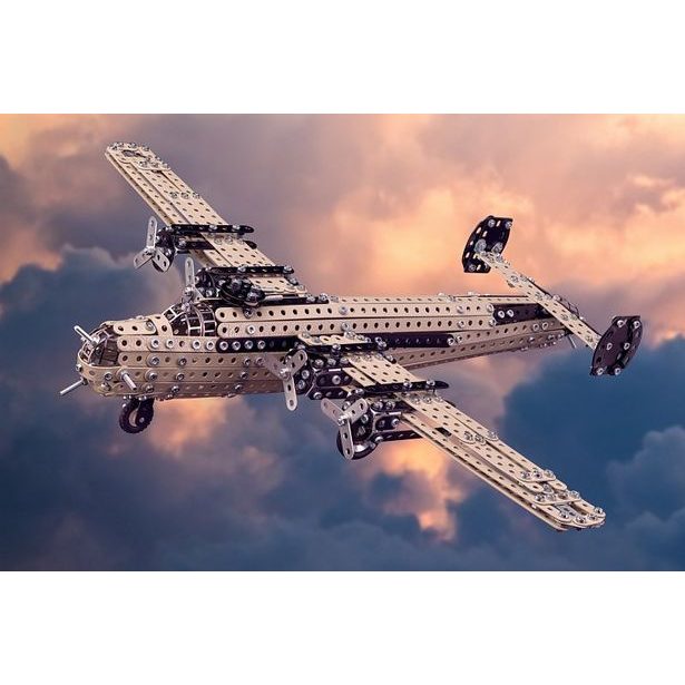 MERKUR - Stavebnice Merkur - Bombardér B-24 Liberator, 891 dílků