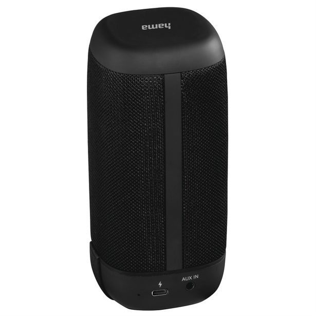 Hama Tube 4.0, Bluetooth reproduktor, 3,5 W, AUX-in, USB-C, černý