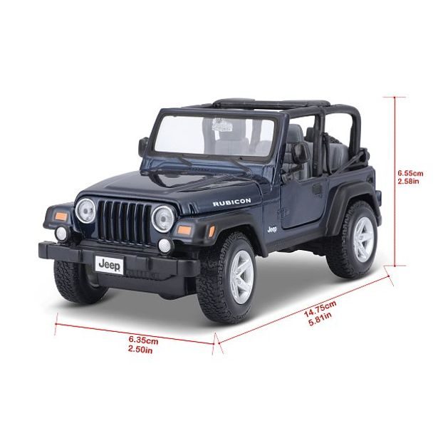 Maisto Maisto - Jeep Wrangler Rubicon, 1:27