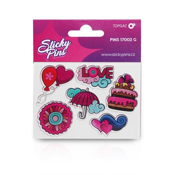 Sticky Pins Topgal PINS 17002 G