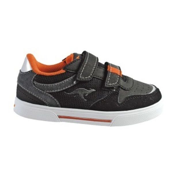 Dětské boty Kangaroos BLK/Charcoal/Brightapricot