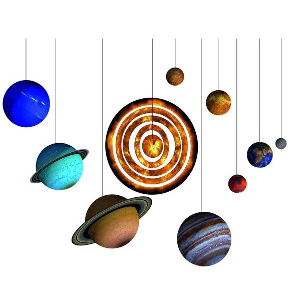 Planetární soustava; 960 dílků 3D