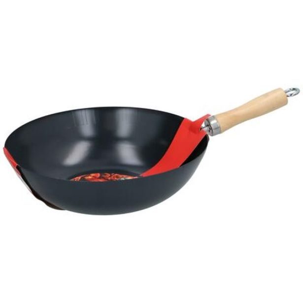 ALPINA Ocelová pánev Wok s nepřilnavým povrchem 30 cm ED-224177