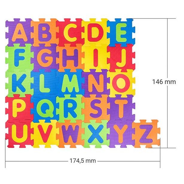 Pěnové Puzzle Abeceda