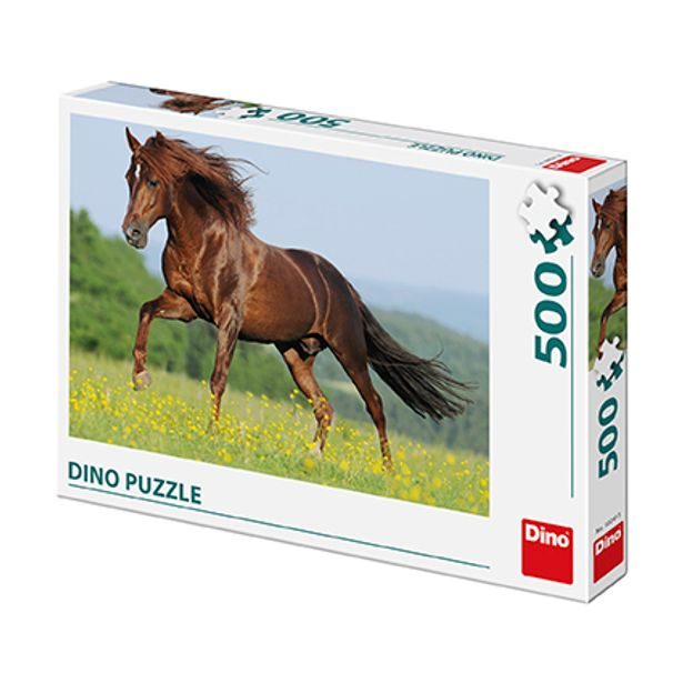 KŮŇ NA LOUCE 500 Puzzle