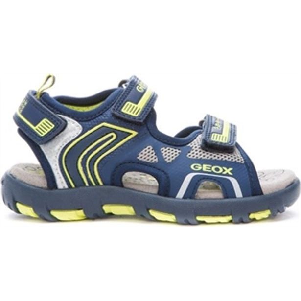 GEOX JR SANDAL PIANETA NAVY/LIME