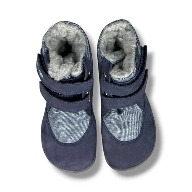 Dětské barefoot zimní boty FARE BARE modré