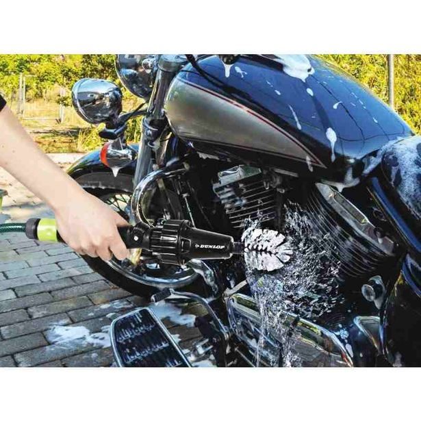 DUNLOP Kartáč na mytí kol s připojením na hadici + 2 nástavce ED-224916
