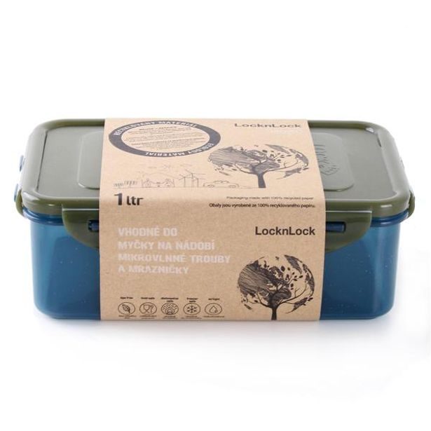 LOCKNLOCK DÓZA NA POTRAVINY LOCK 1L,12,8X19,5X6,7CM ECO_hamashop