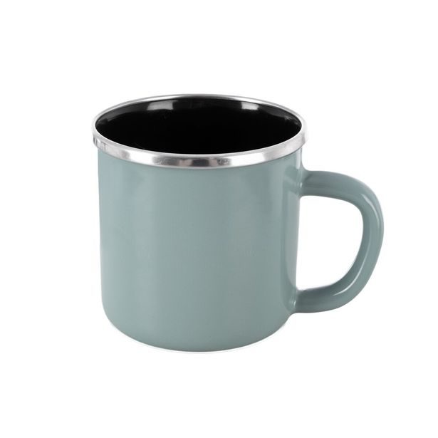 O Hrnek smalt Green Lem 0,41 l, pr. 8,8 cm
