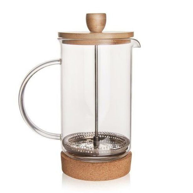 konvice 0,75l CORK, COFFEE MAKER, sklo/NR/bambus