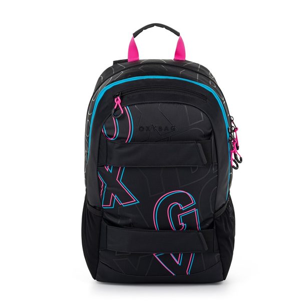 Studentský batoh OXY Sport Font Neon