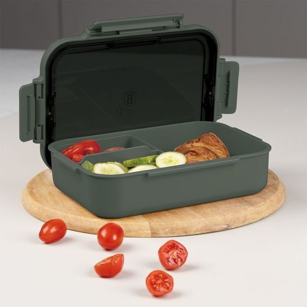 BERLINGERHAUS Svačinový box 24 x 18 cm Matte Green Collection BH-8922