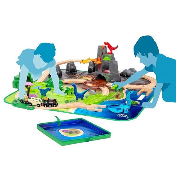BRIO Dinosauří deluxe vlaková sada