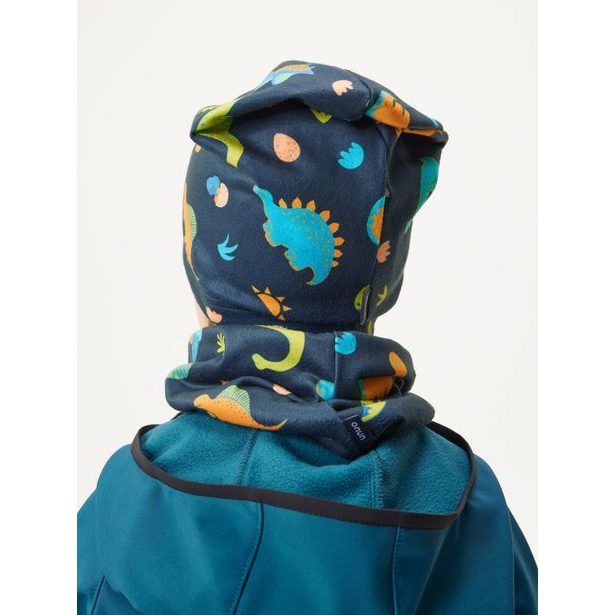 Unuo Dětský nákrčník z fleecu Basic, Dinosauři