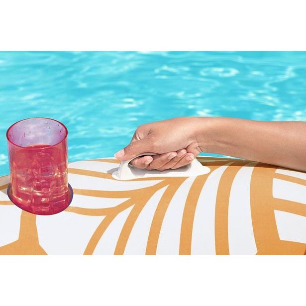 Bestway Nafukovací kruh Comfort Plush Deluxe, 118x117 cm