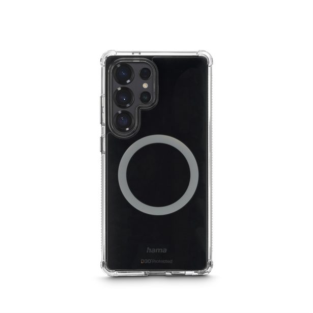 Hama Extreme Protect, kryt pro Samsung Galaxy S25 Ultra, magnetický, D3O®, nežloutne, průhledný
