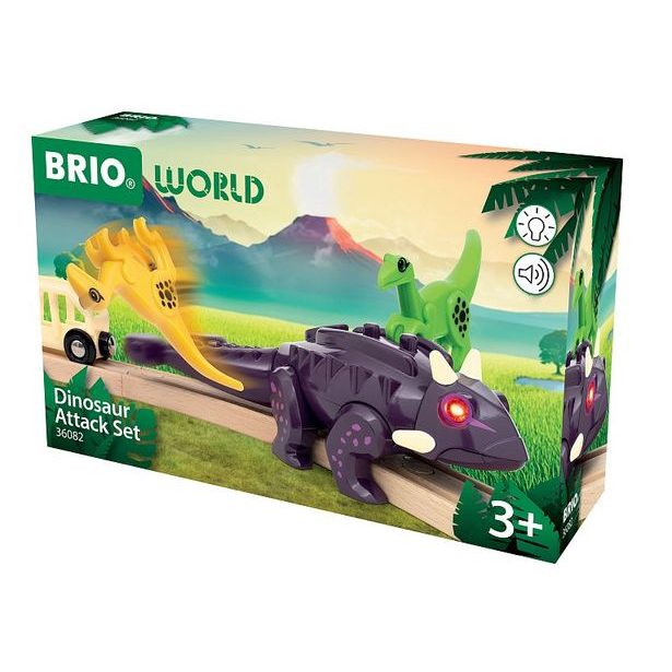 BRIO Vlaková sada dinosauří útok