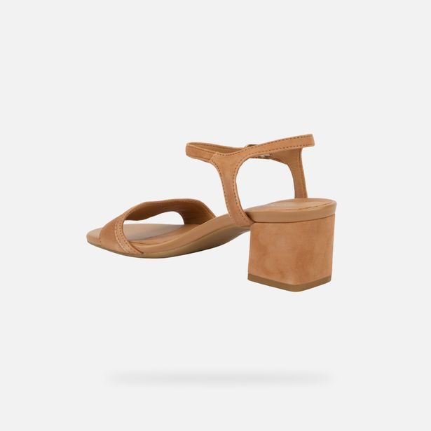 Béžové dámské sandály Geox New Eraklia 50
