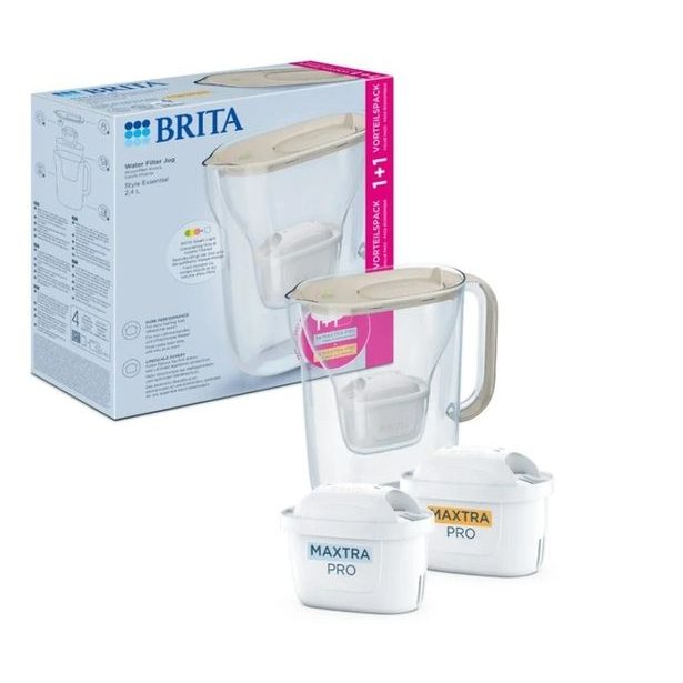 konvice BRITA 2,4l Style Essential písková+2ks filtrů (PO+PL)